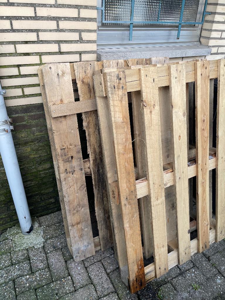 Pallets gratis, Ophalen, Gebruikt