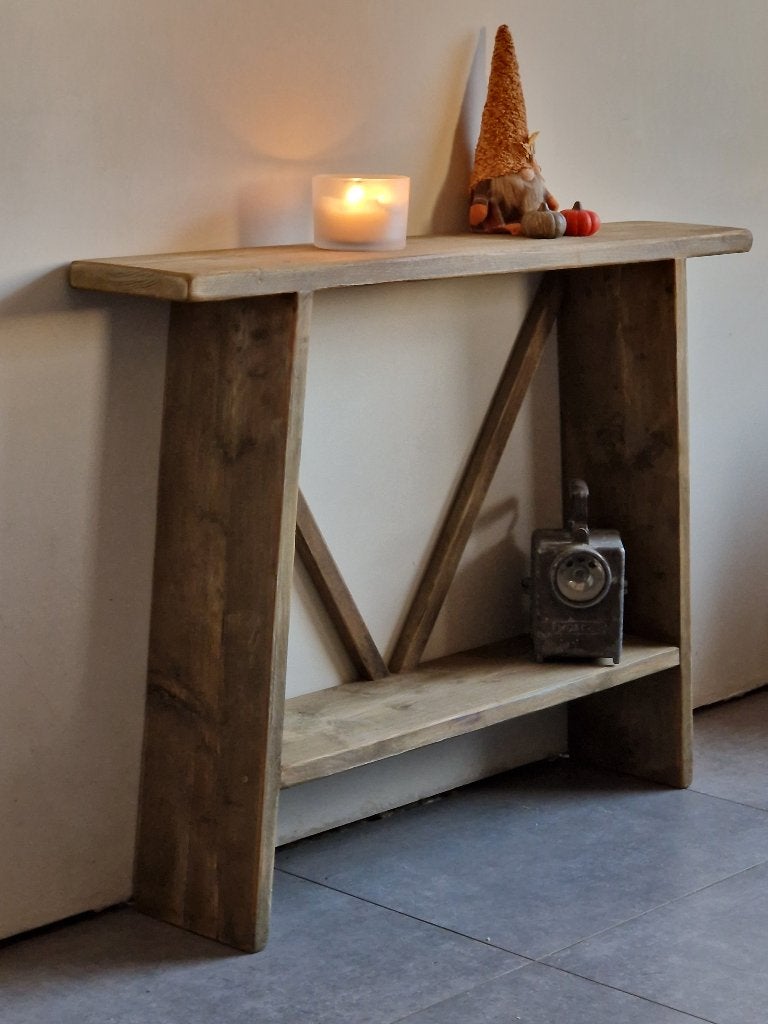 Hal/muurtafel Old provence Handgemaakt, Huis en Inrichting, Ophalen