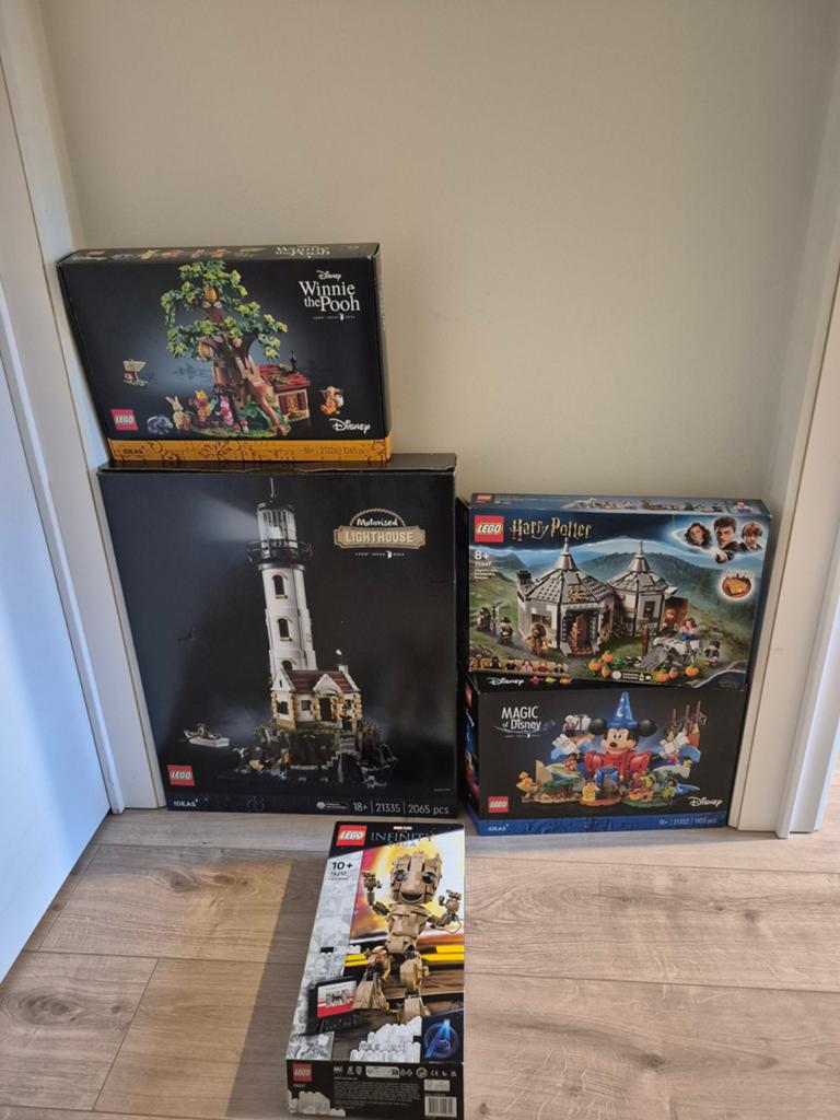 lege lego dozen, Ophalen