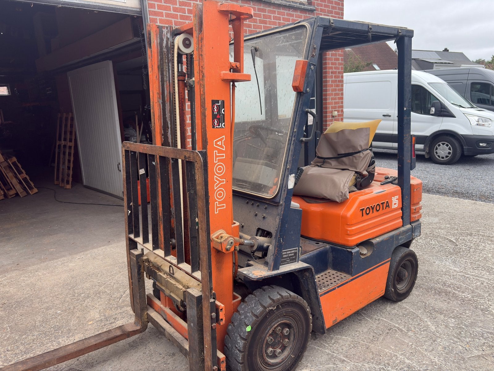 Toyota diesel heftruck, 1000 à 2000 kg, Enlèvement, Diesel, Chariot élévateur