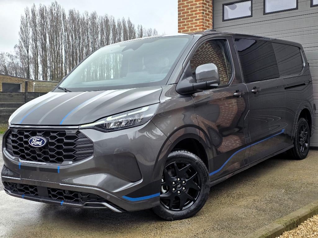 Ford Transit Custom SPORT - 232PK Plug In Hybride NIEUW 0KM, Auto's, 5 zetels, Hybride Elektrisch/Benzine, 6 deurs, Ford
