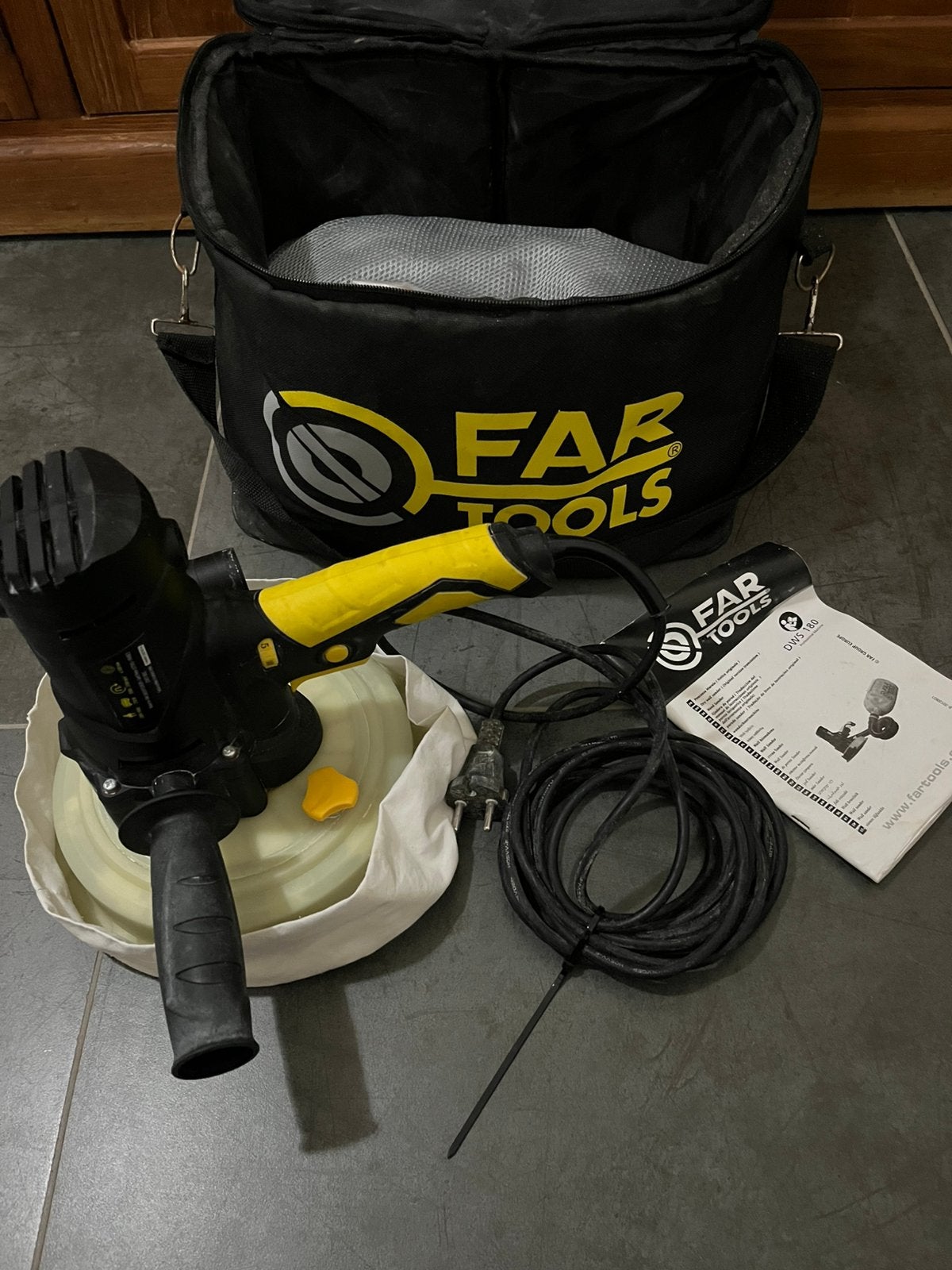 La ponceuse excentrique Far Tools DWS180, Bricolage & Construction, Enlèvement ou Envoi, Comme neuf