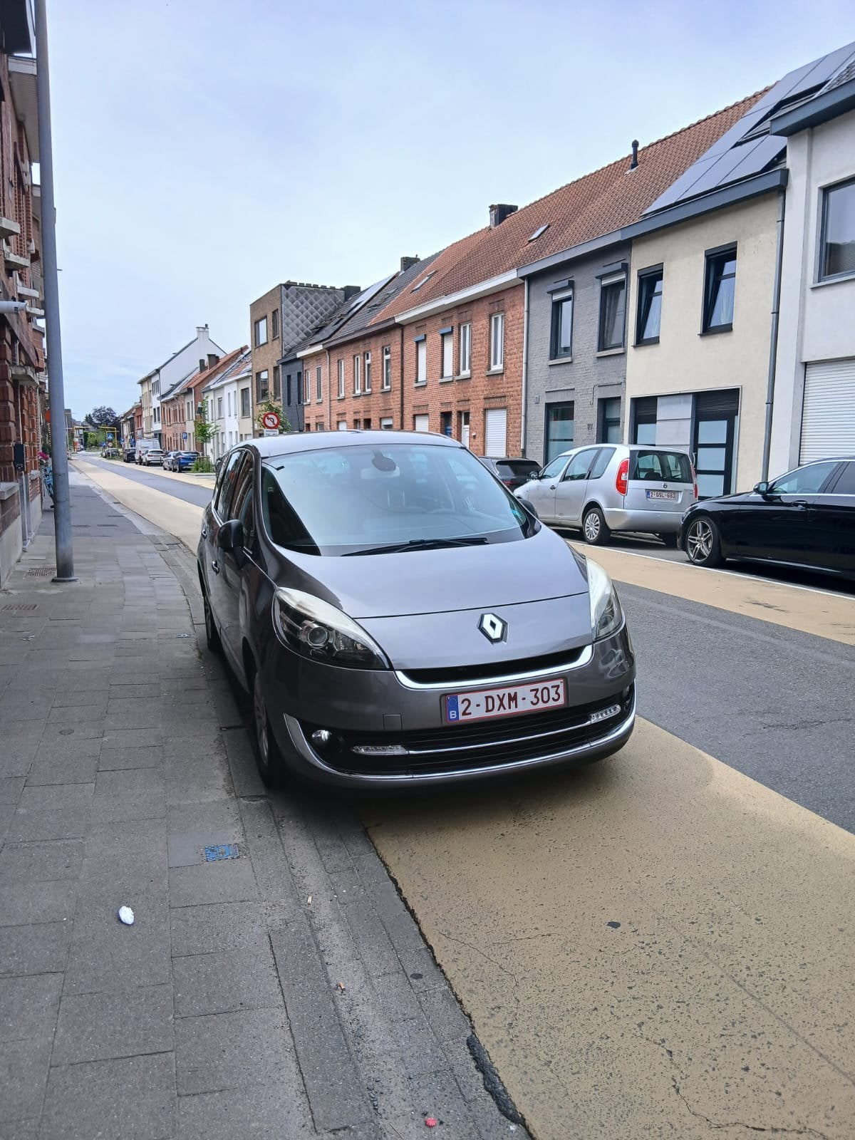 Renault grand senic, Auto's, Voorwielaandrijving, Monovolume, Zwart, Leder en Stof