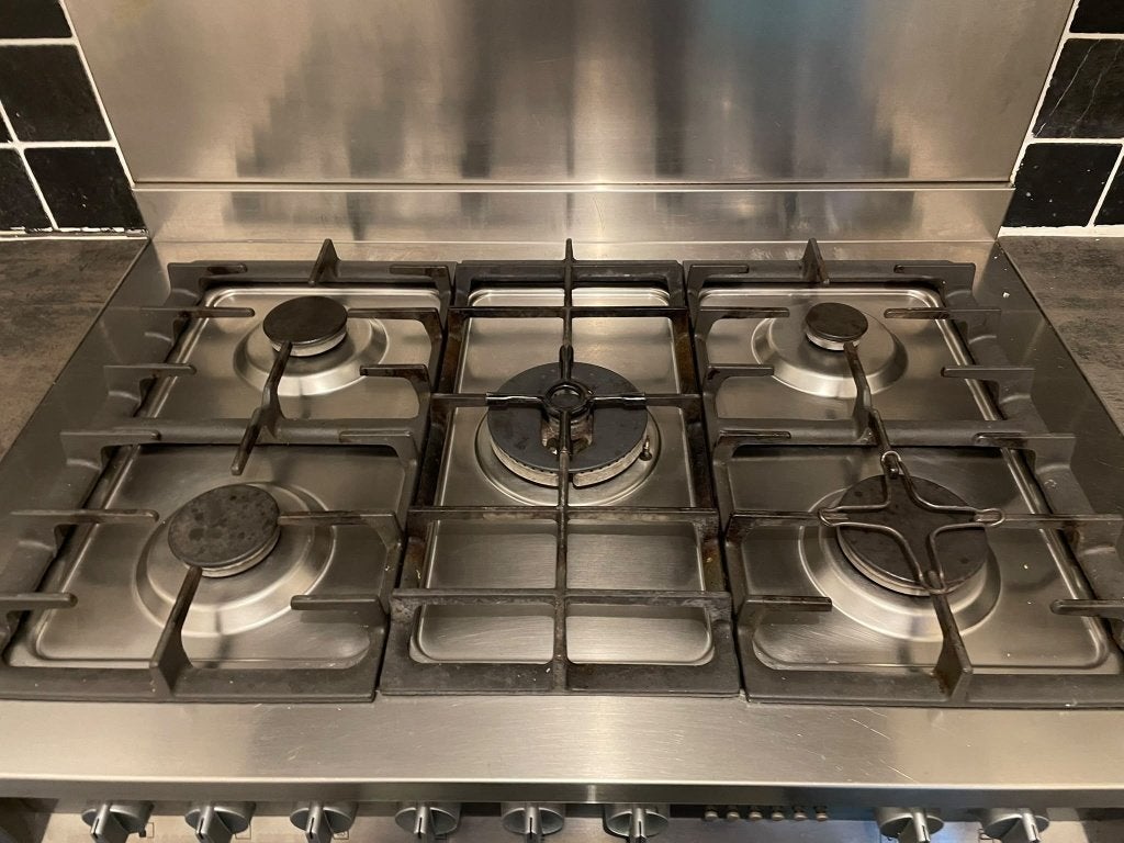 Cuisinière à gaz Hotpoint Ariston, Electroménager, Gaz, Enlèvement, Utilisé, 5 zones de cuisson ou plus