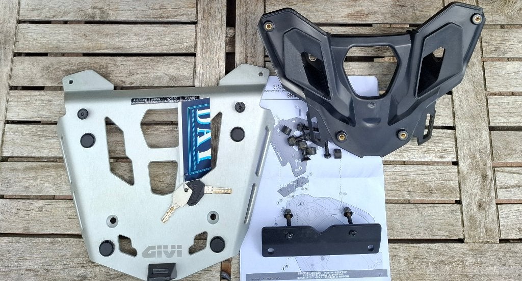 GIVI support top case pour BMW GS LC, Motos, Accessoires | Valises & Sacs, Utilisé, Enlèvement