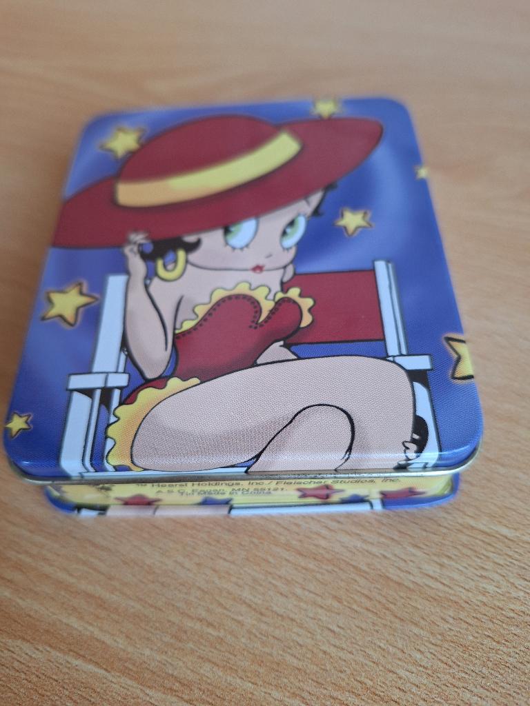 Betty Boop mini tin trinket box shipped 2000., Enlèvement ou Envoi, Neuf, Humain