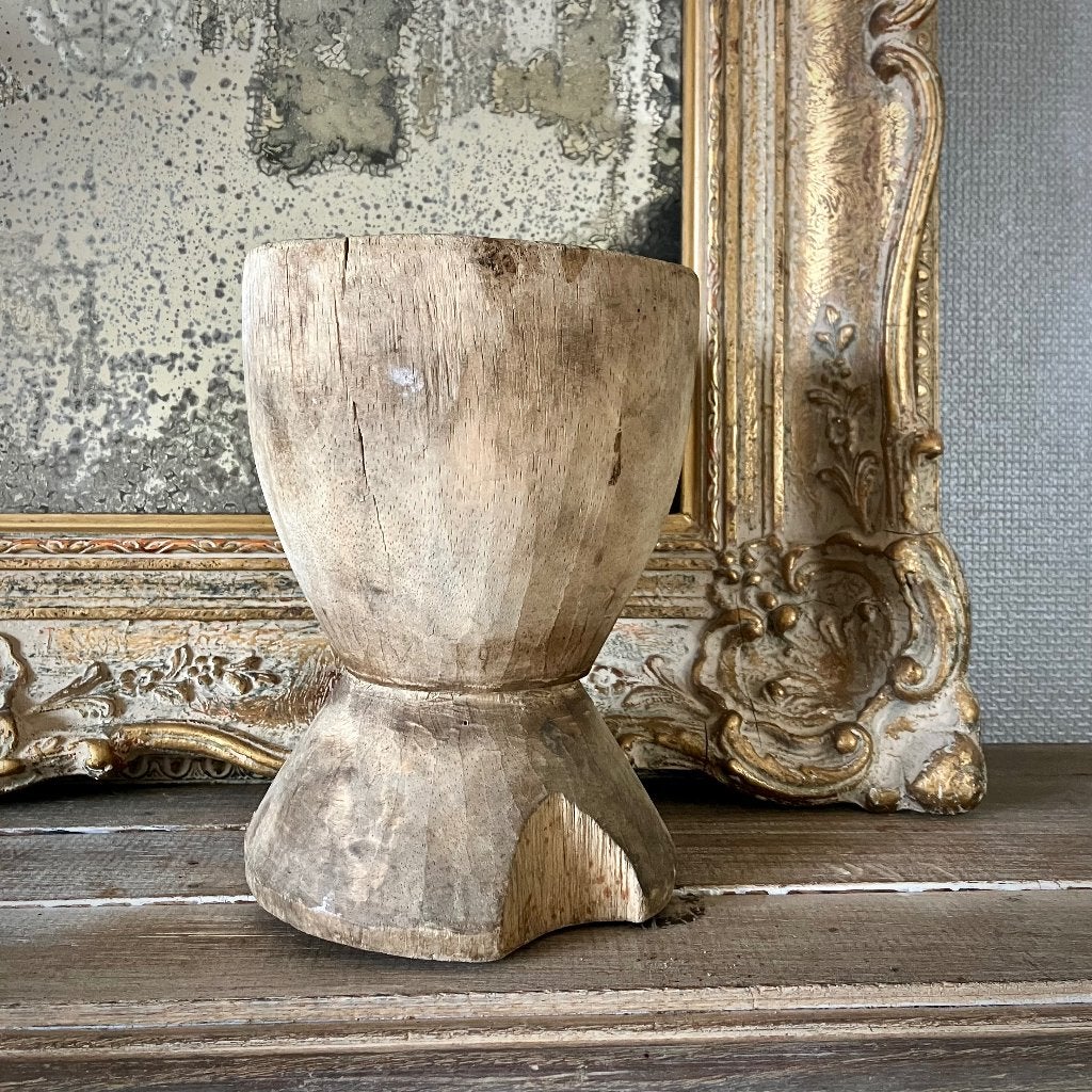 Oude houten vijzel, Antiek en Kunst, Ophalen