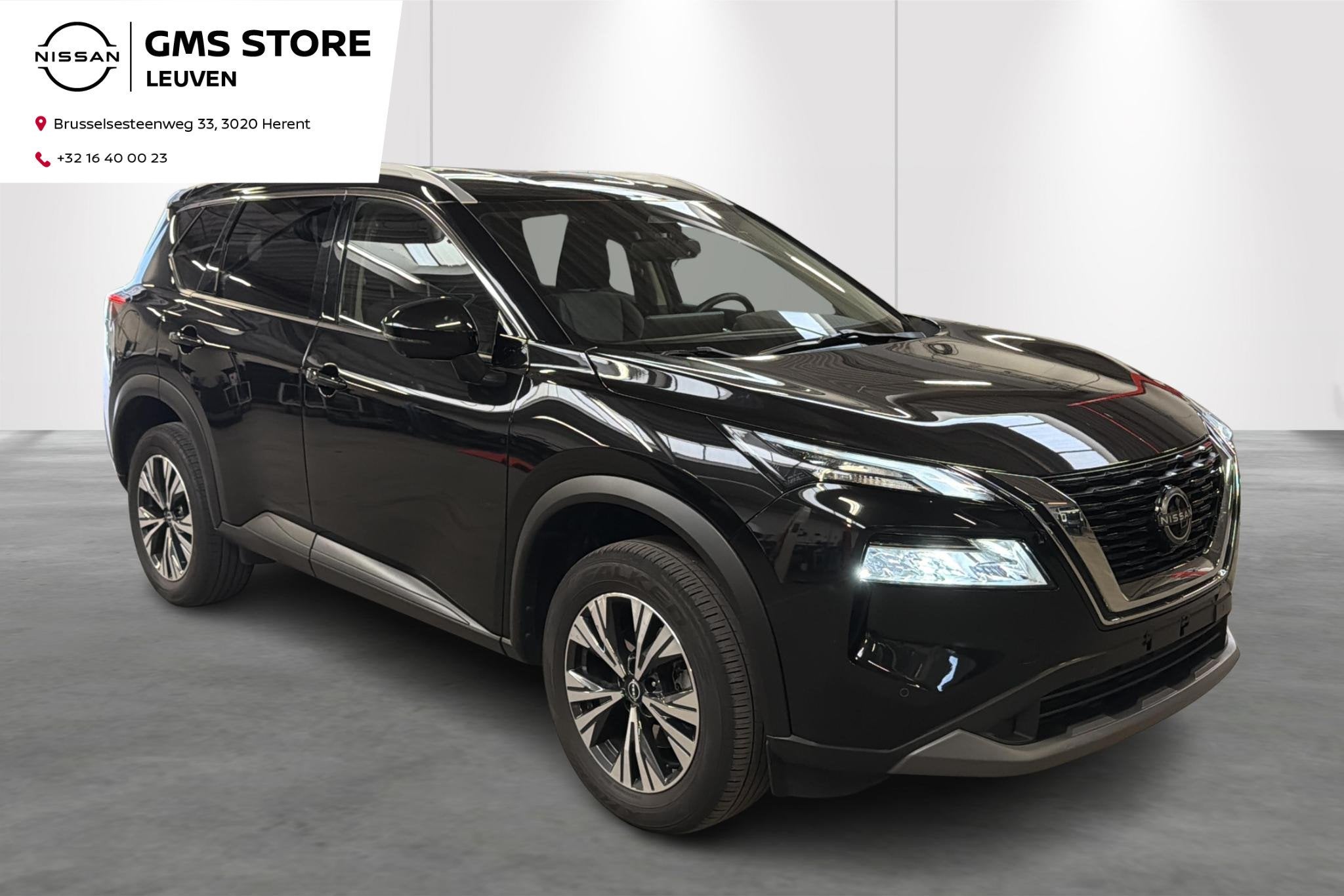 Nissan X-trail MHEV-Aut-7pl-Carplay-Gps-Airco-360Cam, Auto's, Stof, Gebruikt, 120 kW, Bedrijf