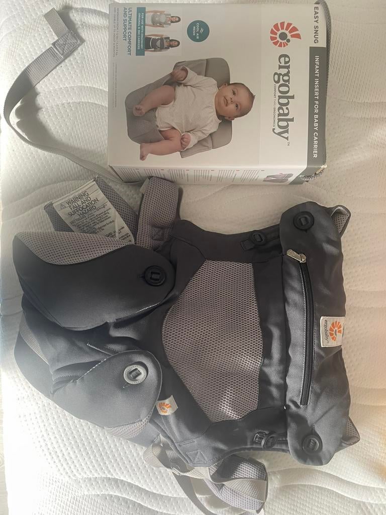 Draagrugzak Ergobaby + inlegkussen, Kinderen en Baby's, Babydragers en Draagdoeken, Ophalen, Zo goed als nieuw