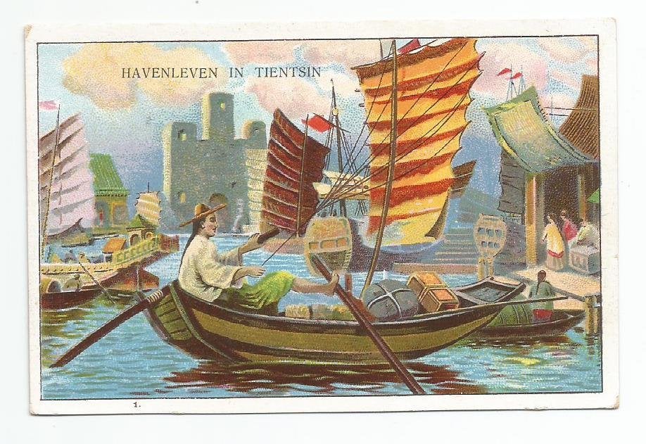 6 Reclam chromo's cichorei Talpe te Roeselare, Verzamelen, Verzenden, Gebruikt, Overige typen