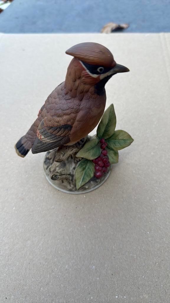 Andrea by Sadek Cedar Waxwing _ porseleinen beeld, Ophalen, Zo goed als nieuw, Dier