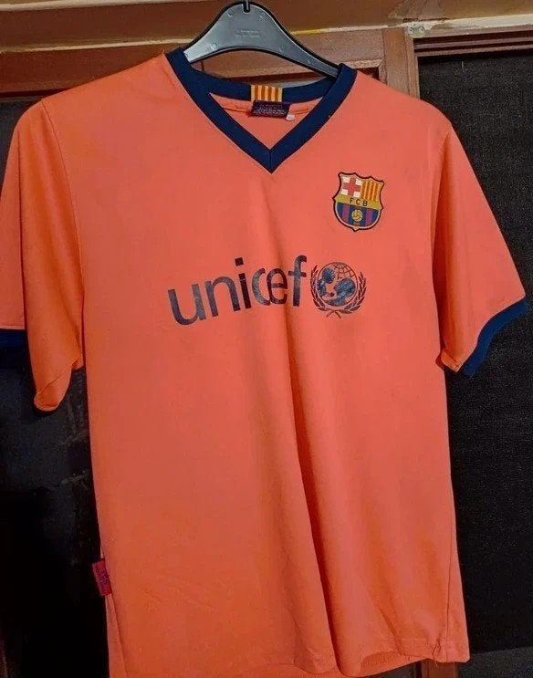 Maillot FC Barcelone Extérieur 2009/2010 - MESSI #10 -, Sports & Fitness, Taille S, Envoi, Utilisé, Maillot