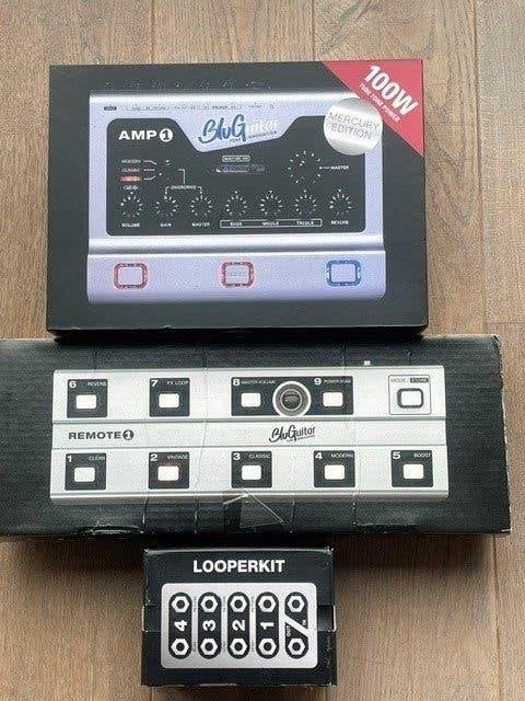 BLUGUITAR AMP 1 MERCURY  VERSTERKER  + REMOTE 1 + LOOPERKIT, Musique & Instruments, Amplis | Basse & Guitare, Enlèvement
