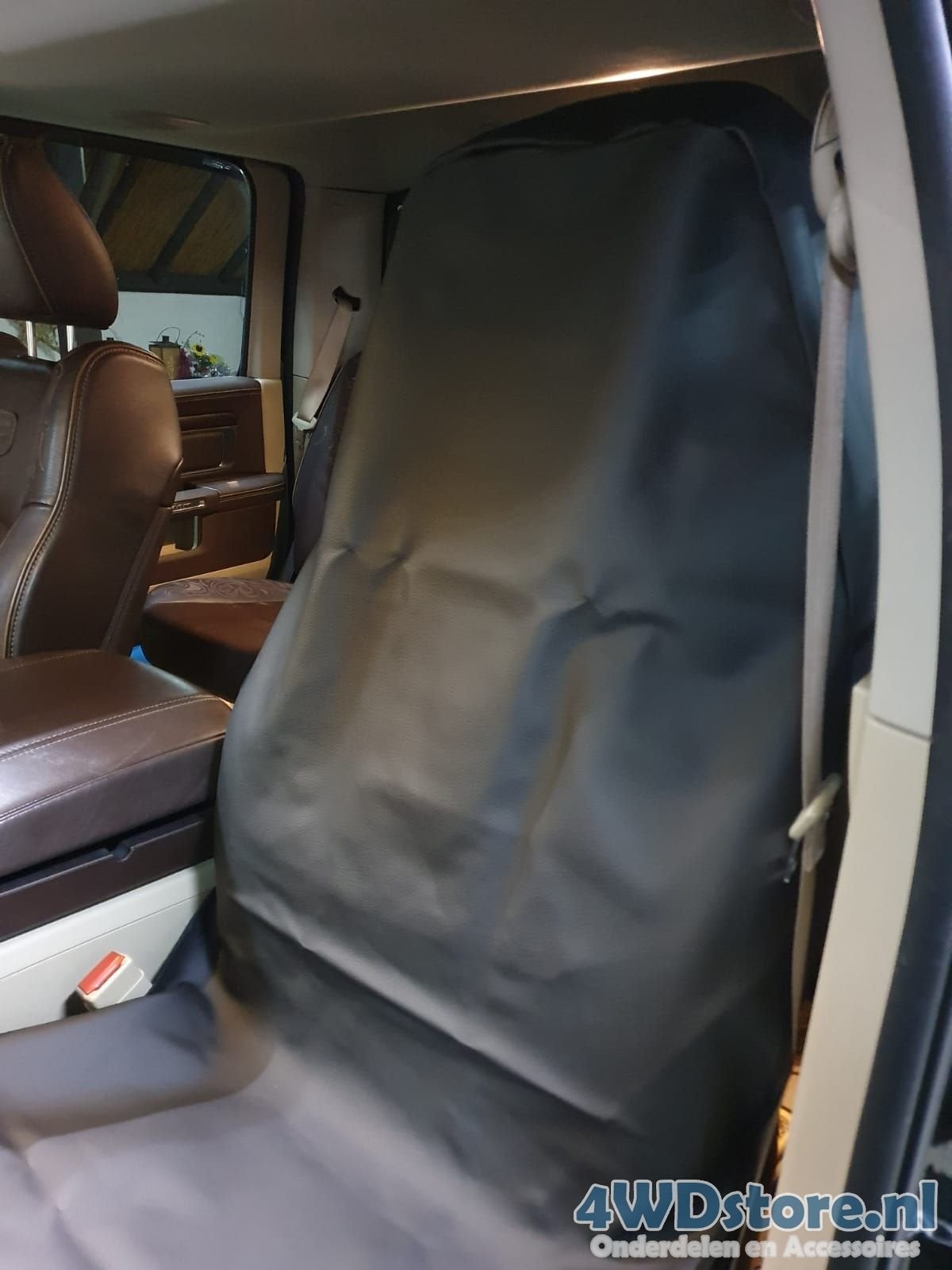 Stoelhoes / Werkhoes Dodge Ram Zwart Bio Leer 2009 t/m 2019, Overige automerken, -, -, Nieuw