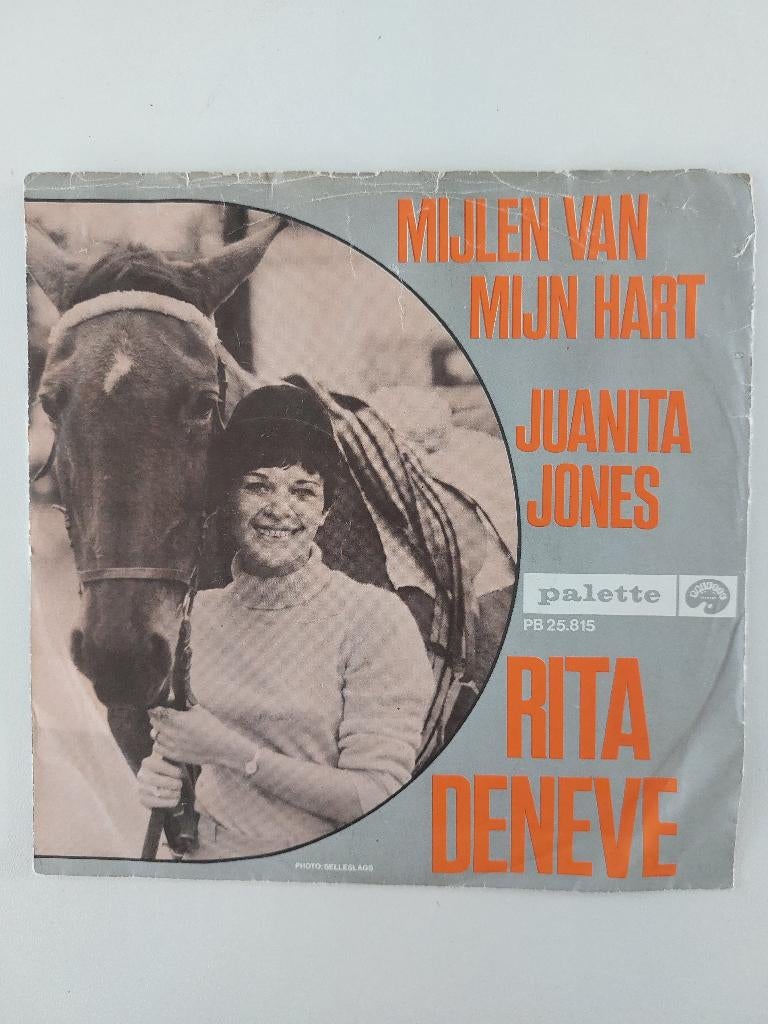 Rita Deneve - Mijlen Van Mijn Hart (1968), Ophalen of Verzenden