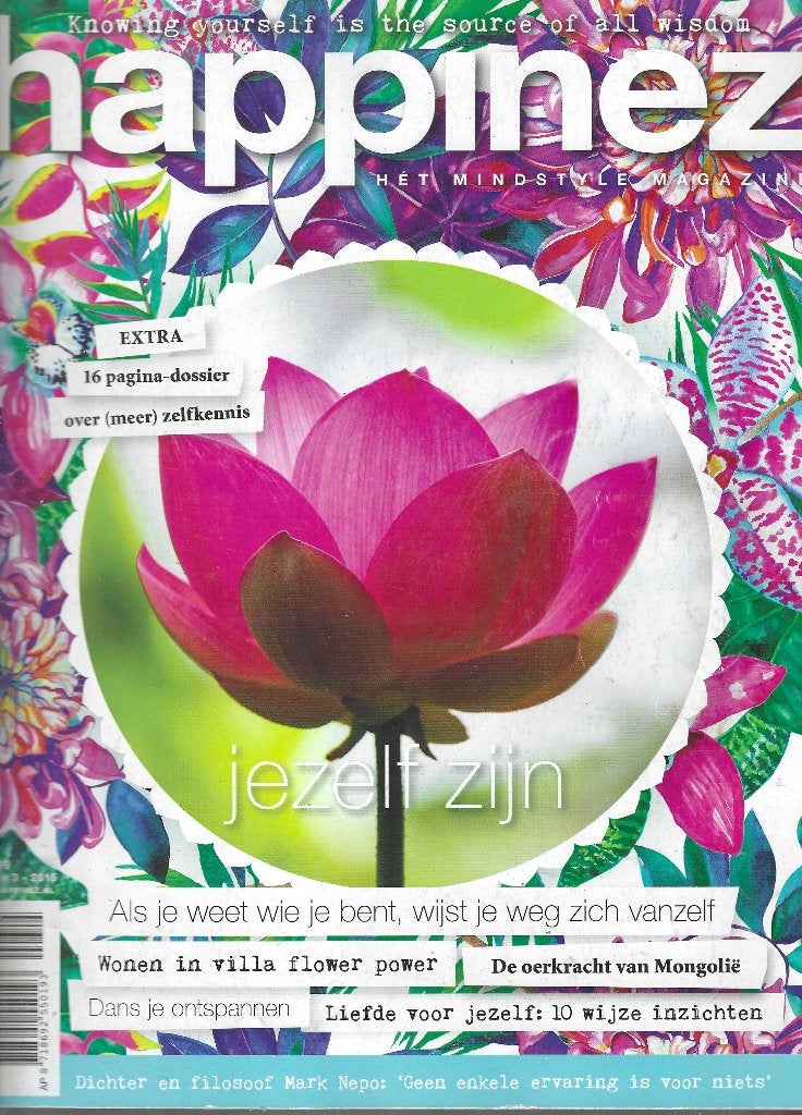 Happinez - Nr. 3 - Jaargang 2015 -, Livres, Enlèvement, Utilisé, Corps et Esprit