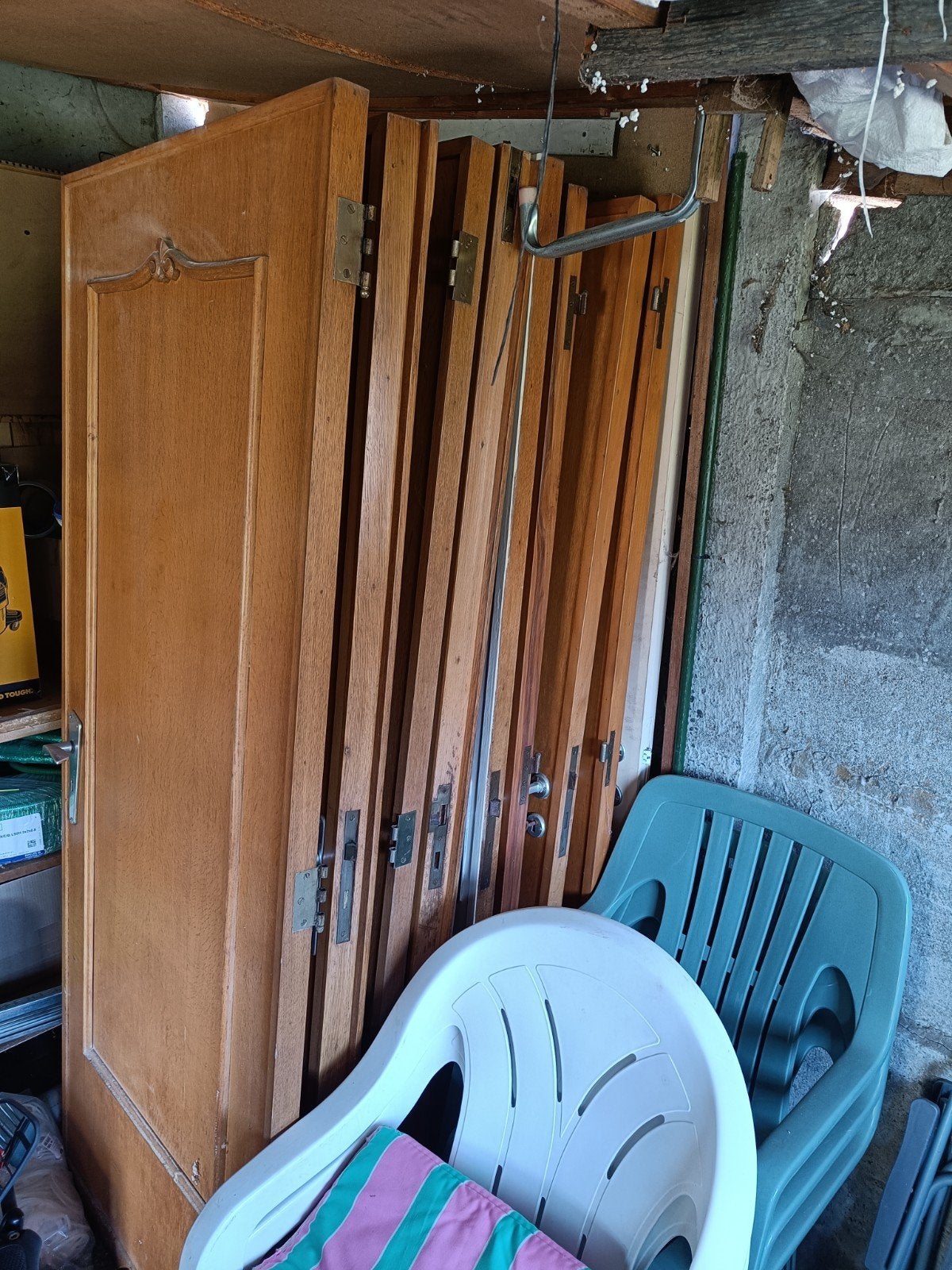 Houten deuren + glas, Doe-het-zelf en Bouw, Ophalen