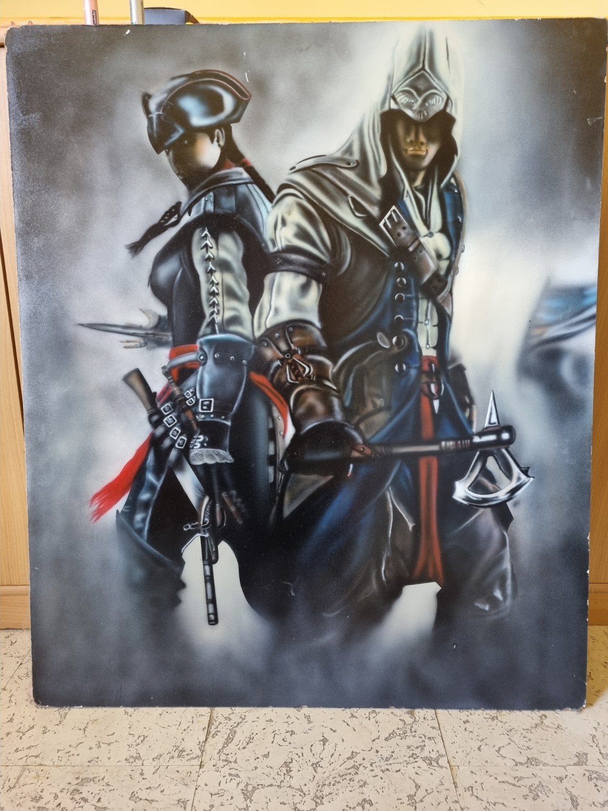 airbrush assisens creed, Ophalen