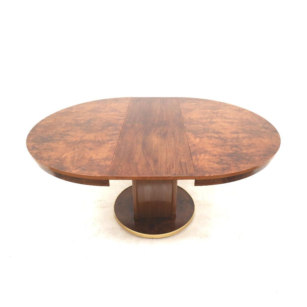 Vintage design Art Deco eettafel verlengbaar retro jaren '60, Huis en Inrichting, Tafels | Eettafels, Verzenden