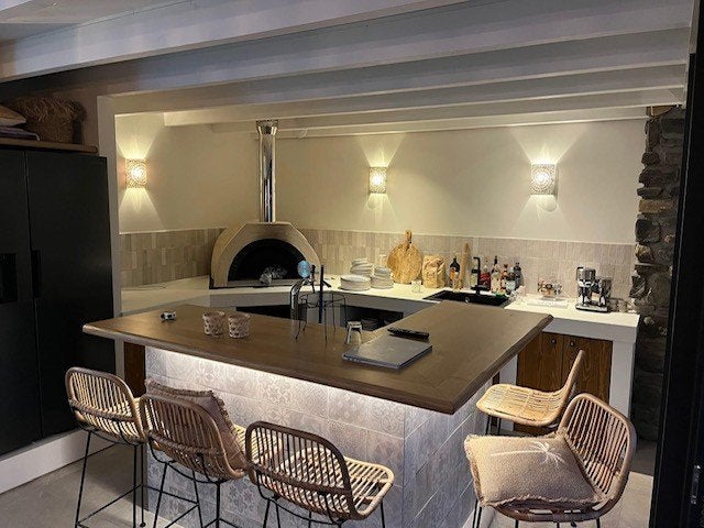 Multifunctionele steenoven bakoven AMALFI AD80, Tuin en Terras, Tuinmeubel-accessoires, Nieuw, Ophalen