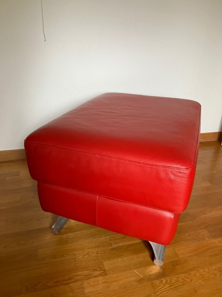 Pouf, Enlèvement, Cuir