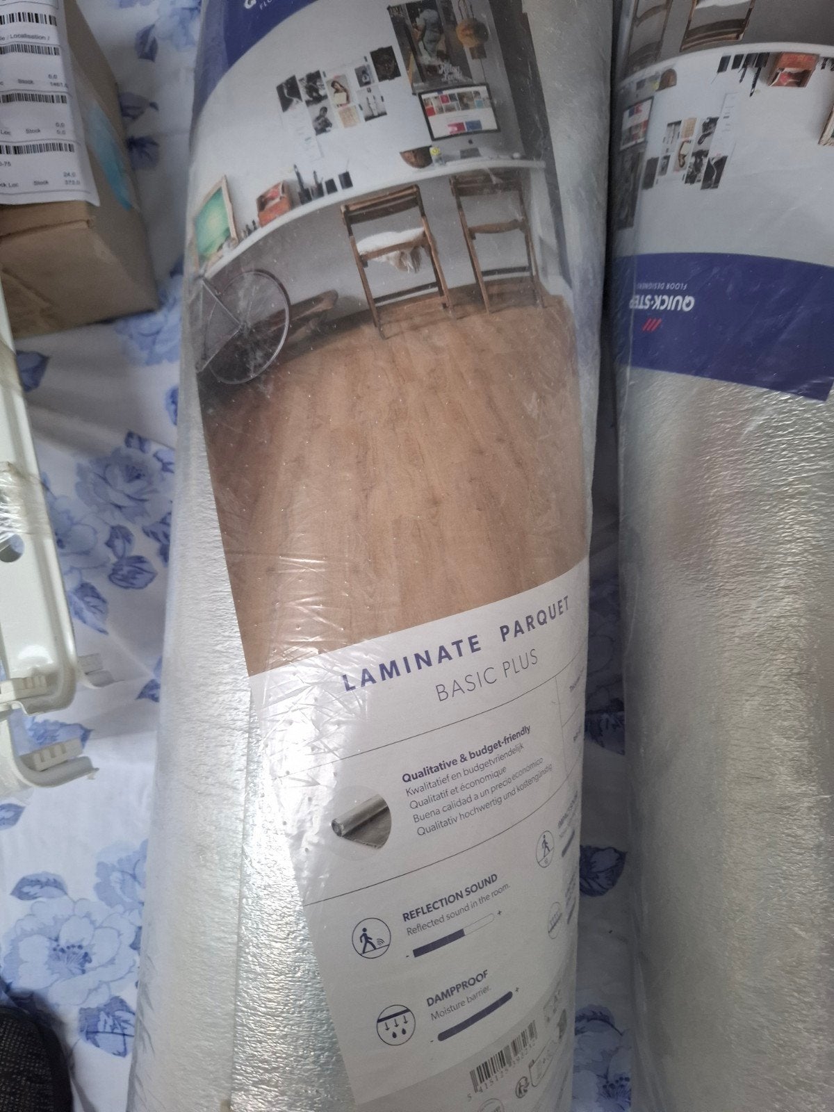 rouleau de sous-couche couche parquet, Huis en Inrichting, Ophalen, Parket