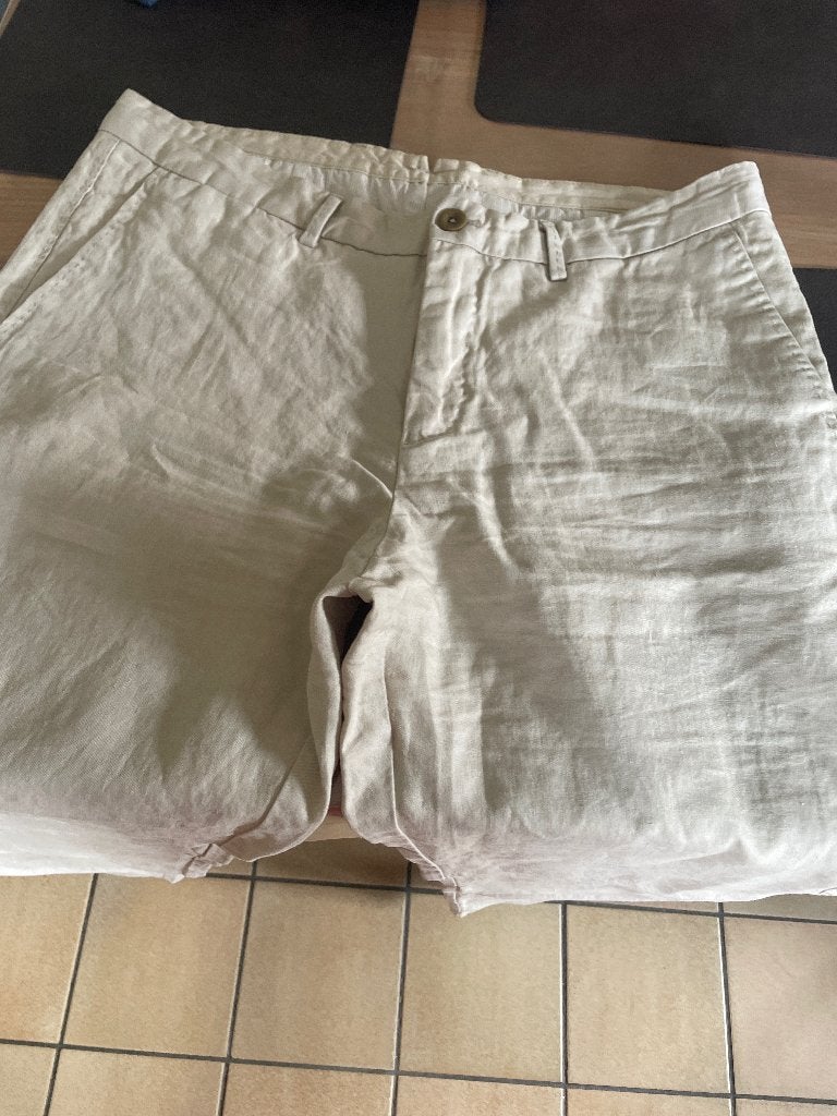 Heren broek, Enlèvement ou Envoi, Porté, Taille 52/54 (L), Beige