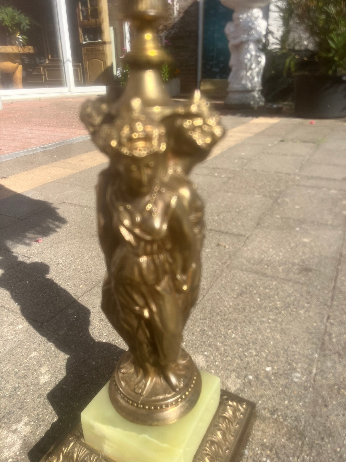 Hollywood regency maison deknudt lamp 1970, Ophalen