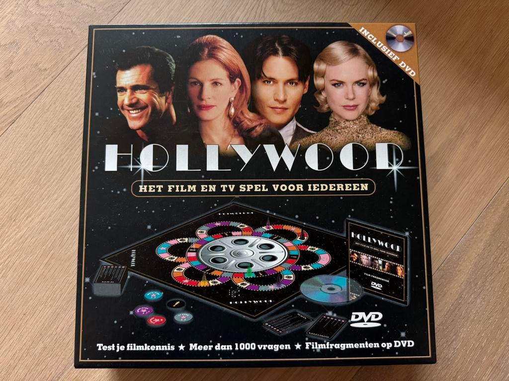 Hollywood, film en tv spel voor iedereen + DVD, Ophalen of Verzenden, Zo goed als nieuw