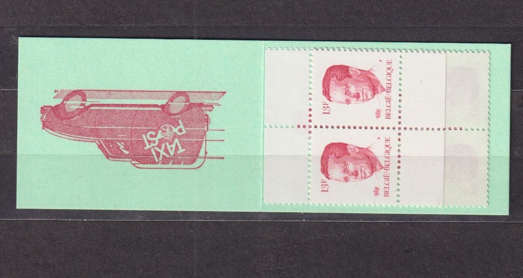 België 1986 postzegelboekje B18-V variëteit postfris **, Verzenden, Koninklijk huis, Postfris, Postfris