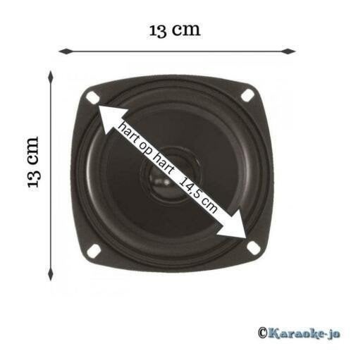 Dynavox 8 Ohm basluidspreker 13 cm 50 Watt, Ophalen of Verzenden, Nieuw, Overige typen