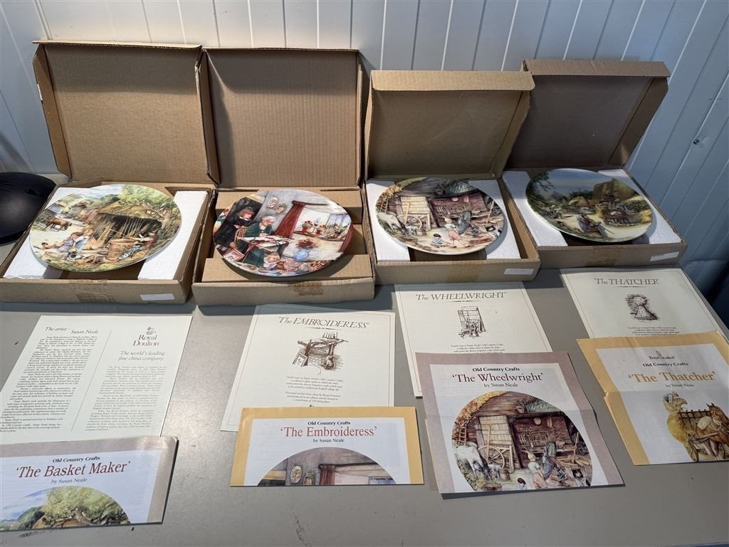 Wand borden - vier stuks - Royal Doulton old country, Ophalen of Verzenden