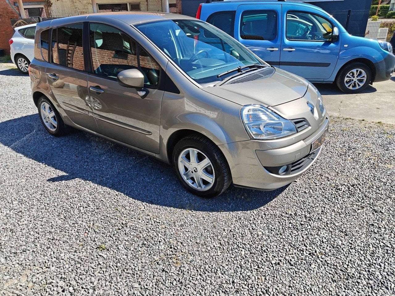 Renault Modus Modus 1.2 Turbo TCE 16v Exception (bj 2009), Auto's, Voorwielaandrijving, Zwart, Bruin, Bedrijf