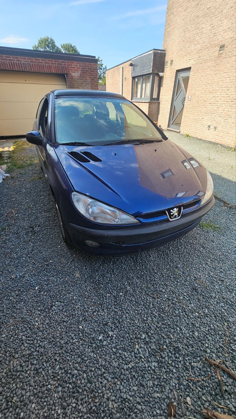 Peugeot 206 1.4 Benzine | 2001 | Open dak | Start & rijdt |, Autos, Achat, Toit ouvrant, Particulier, Euro 4
