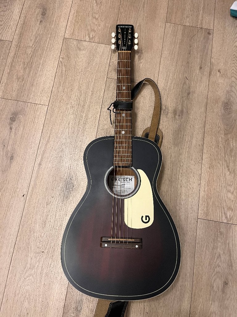 Gretsch Jim Dandy Parlor Gitaar als nieuw incl. gigbag&strap, Muziek en Instrumenten, Ophalen, Zo goed als nieuw, Western- of Steelstringgitaar