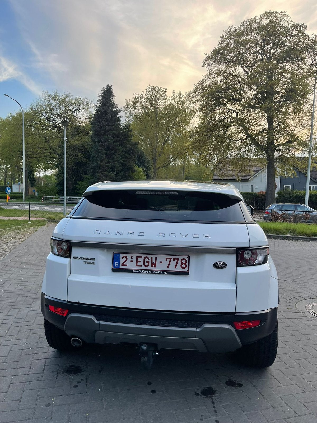 Range Rover Evoque, Auto's, Automaat, Wit, Leder, Diesel