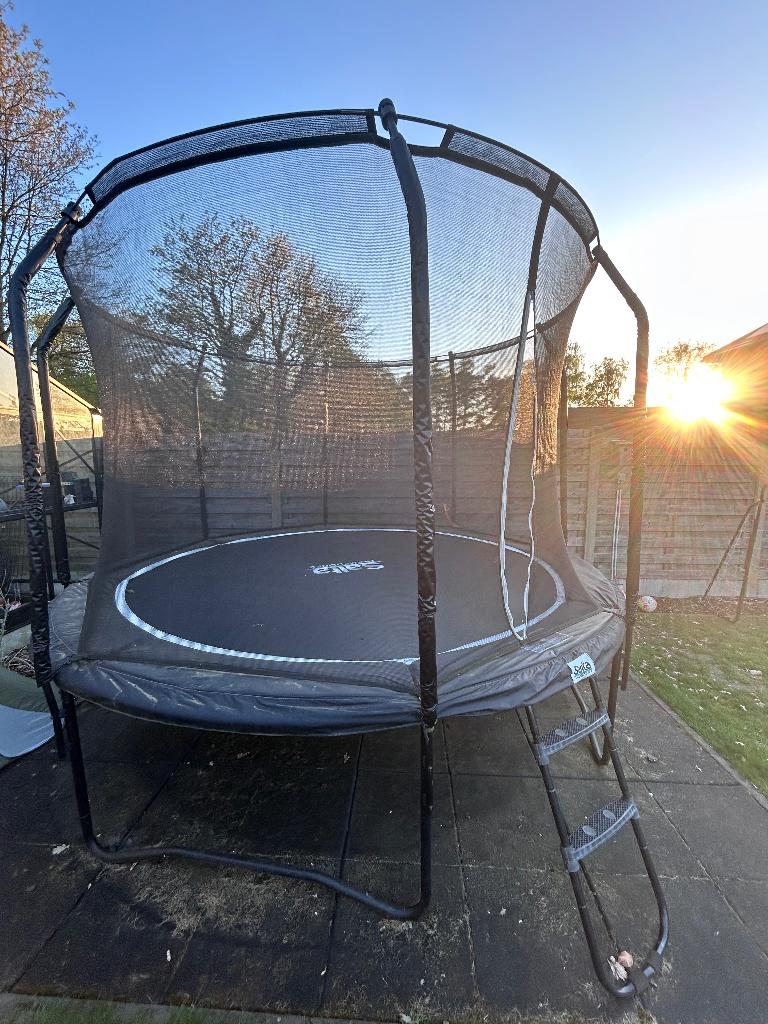 Trampoline, Kinderen en Baby's, Speelgoed | Buiten | Trampolines, Ophalen, Gebruikt