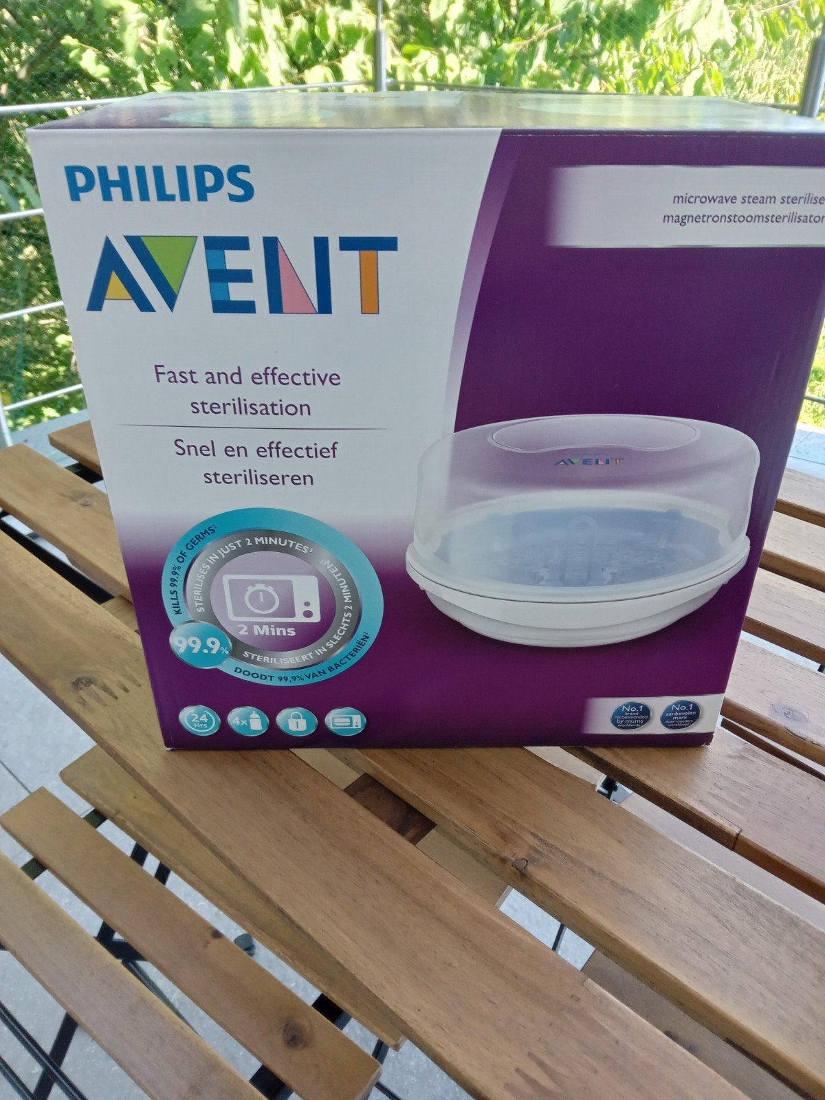 Stérilisateur biberons Avent, Enfants & Bébés, Enlèvement ou Envoi, Comme neuf, Biberon, Philips Avent