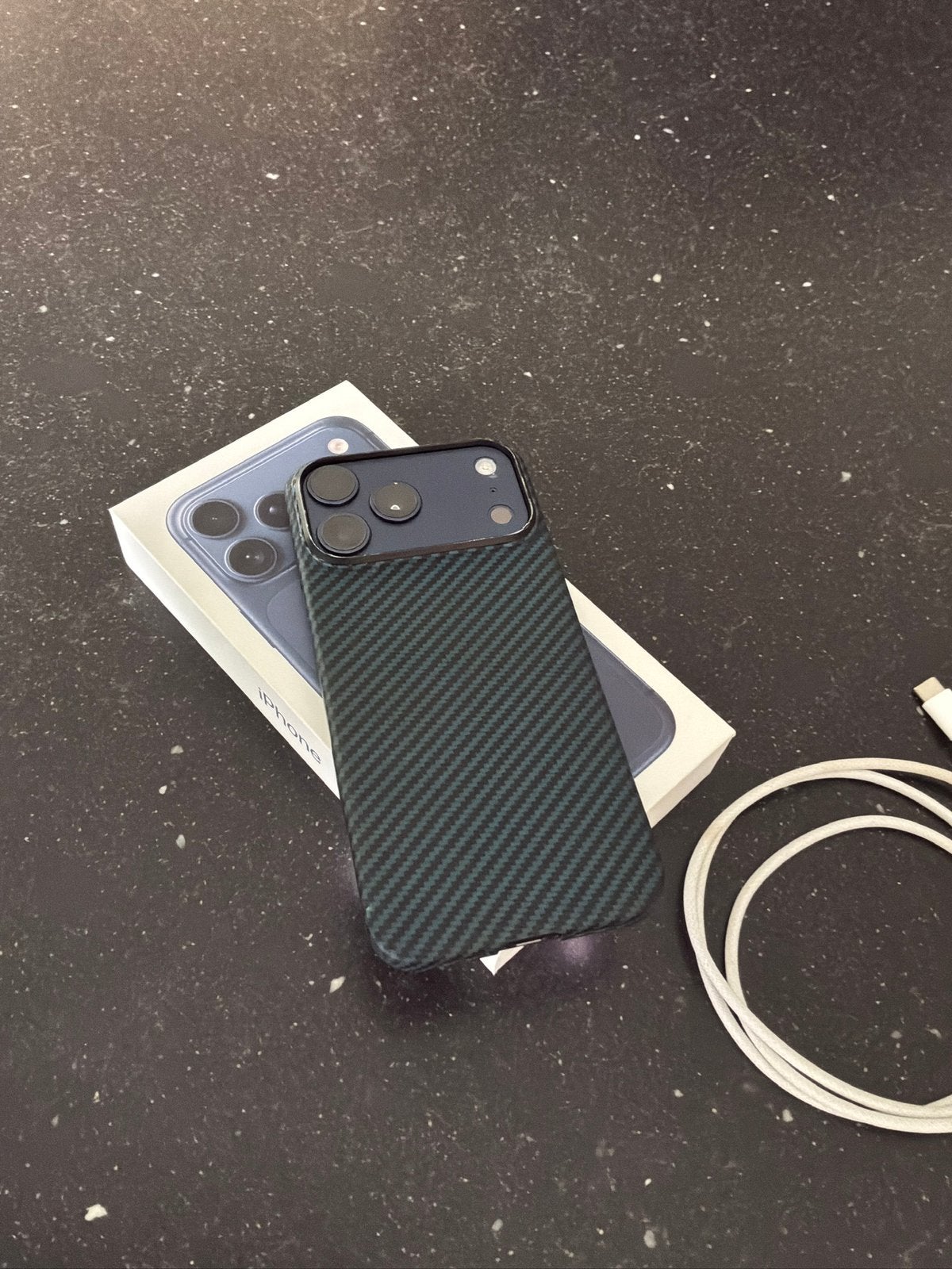 Te koop Iphone 17 pro max 512GB deep blue, Telecommunicatie, Mobiele telefoons | Apple iPhone, Ophalen of Verzenden, Zo goed als nieuw