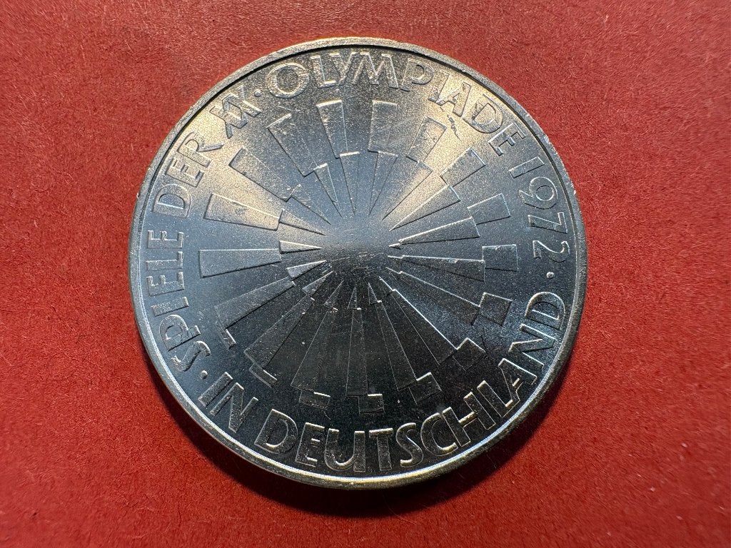 Allemagne - 10 Mark 1972 D - In Deutchland (#365#), Enlèvement ou Envoi, Allemagne, Monnaie en vrac, Argent
