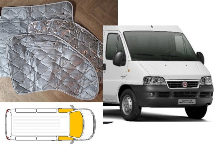 Raamisolatie Fiat Ducato X244 2002-2006 Grijs 3 Delig, Caravanes & Camping