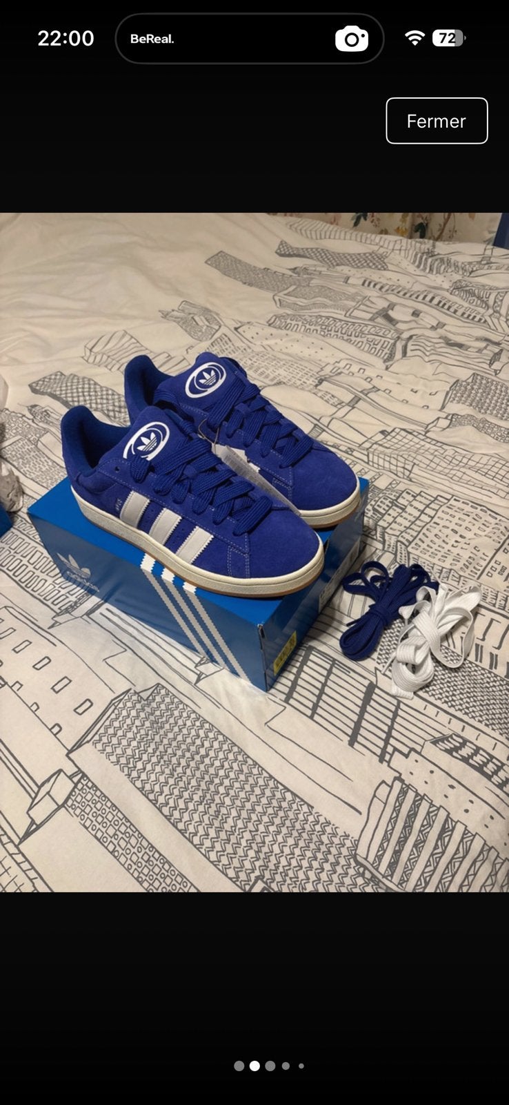 Chaussures adidas bleu 44 2/3 neuve, Sports & Fitness, Enlèvement, Neuf, Chaussures