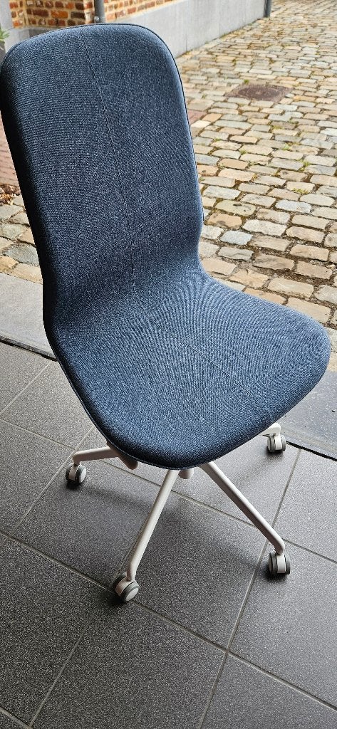 Bureaustoel, Ophalen, Zo goed als nieuw, Blauw, Bureaustoel