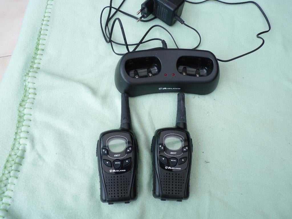 PAIRE DE TALKIES-WALKIES MIDLAND G6XT, Enlèvement ou Envoi, Comme neuf, 5 à 15 km, Talkie-walkie ou Walkie-talkie