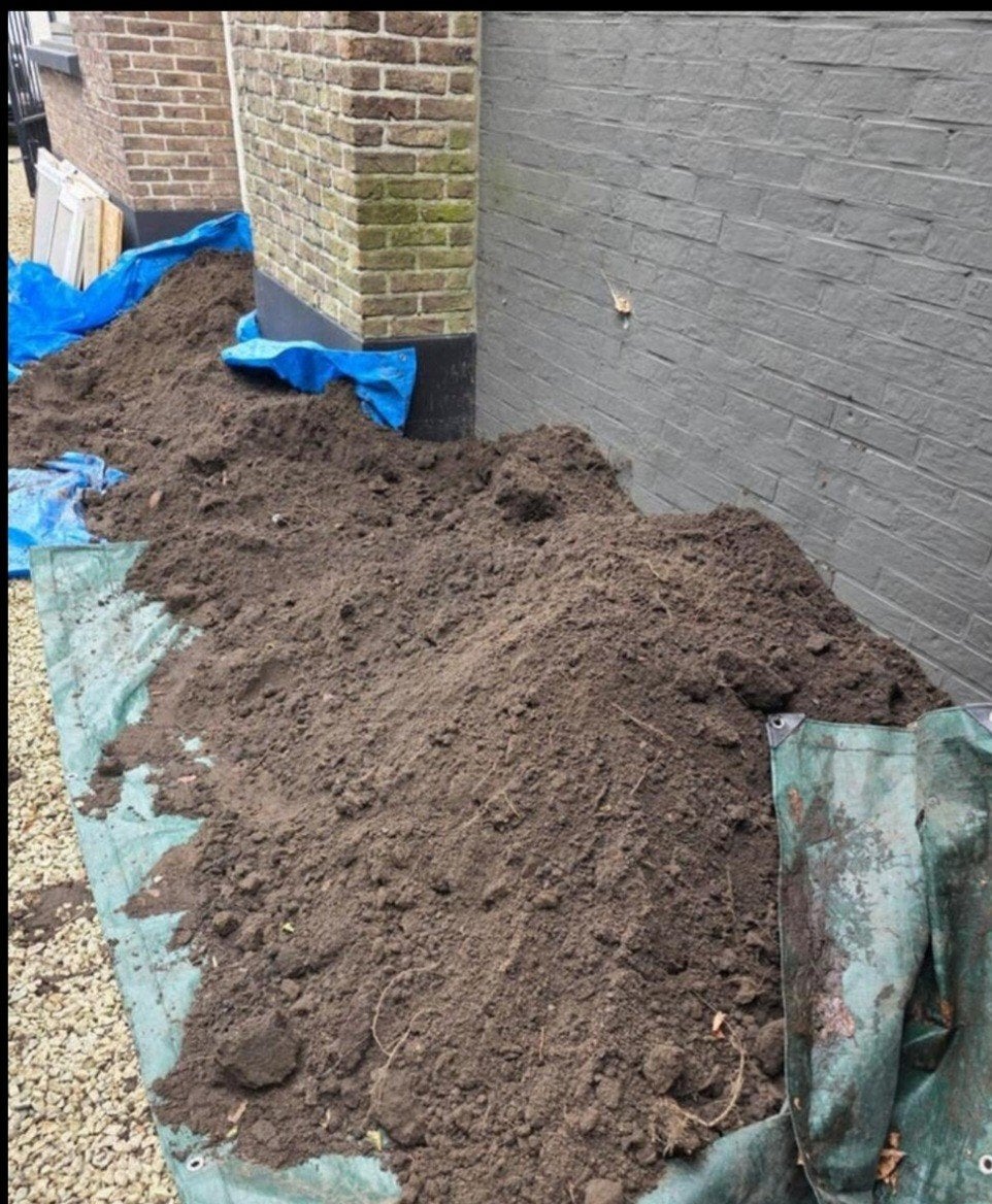 Gratis zwart zand, Jardin & Terrasse, Sable, Enlèvement