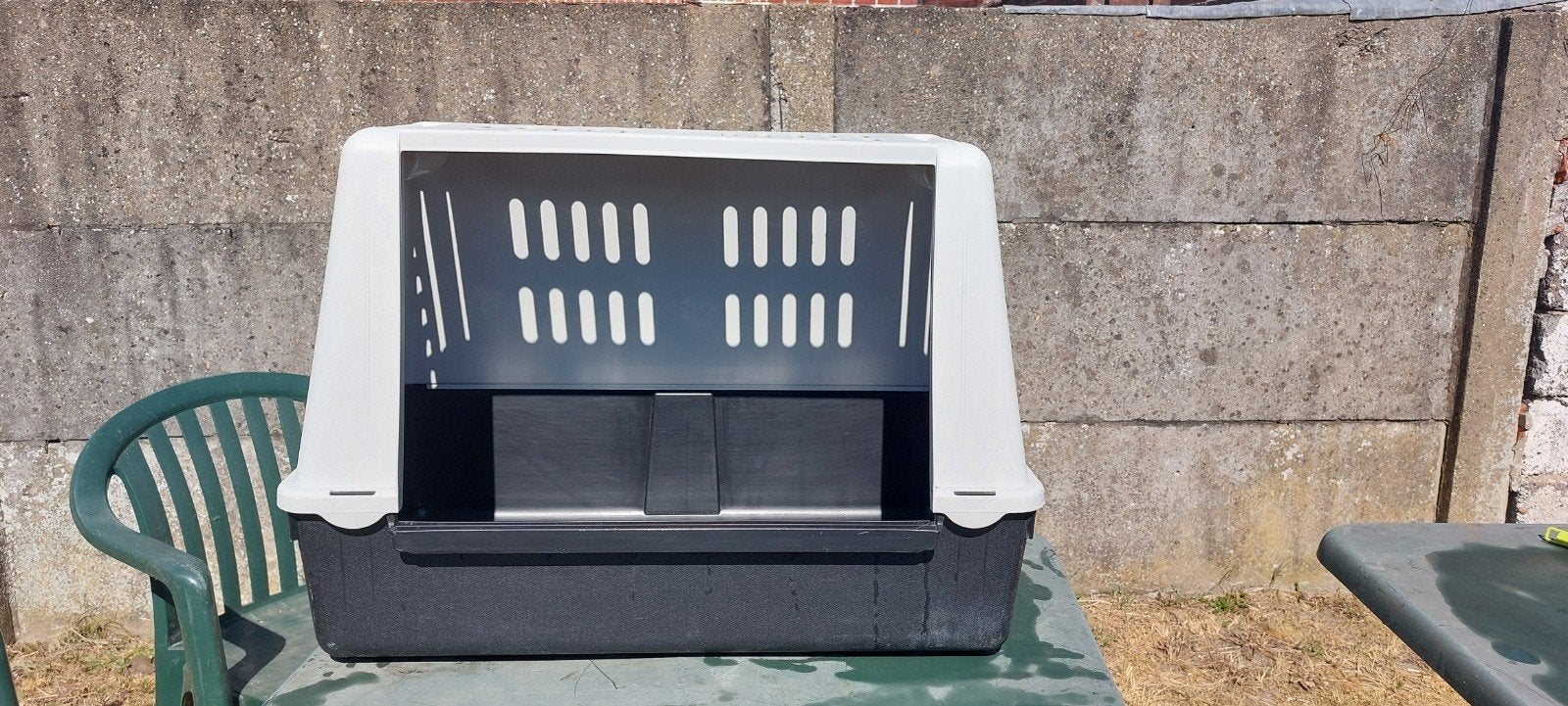 reisbench voor huisdier, Ophalen
