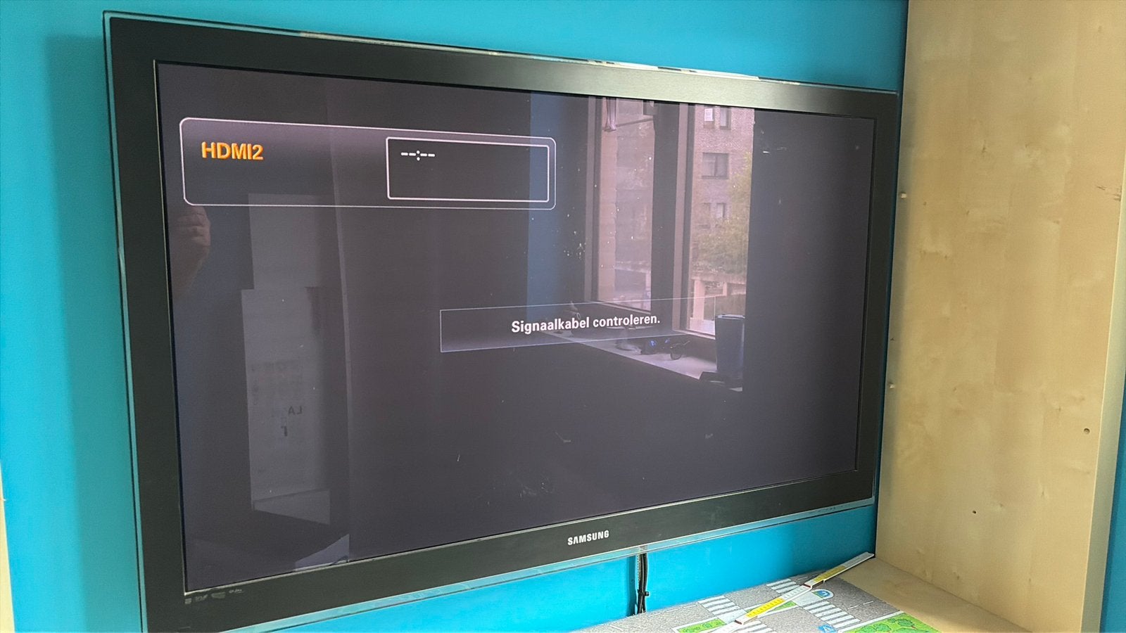 Samsung olasma tv 140 cm . Incl muurbeugel vogel ., Audio, Tv en Foto, Ophalen, Gebruikt, Samsung