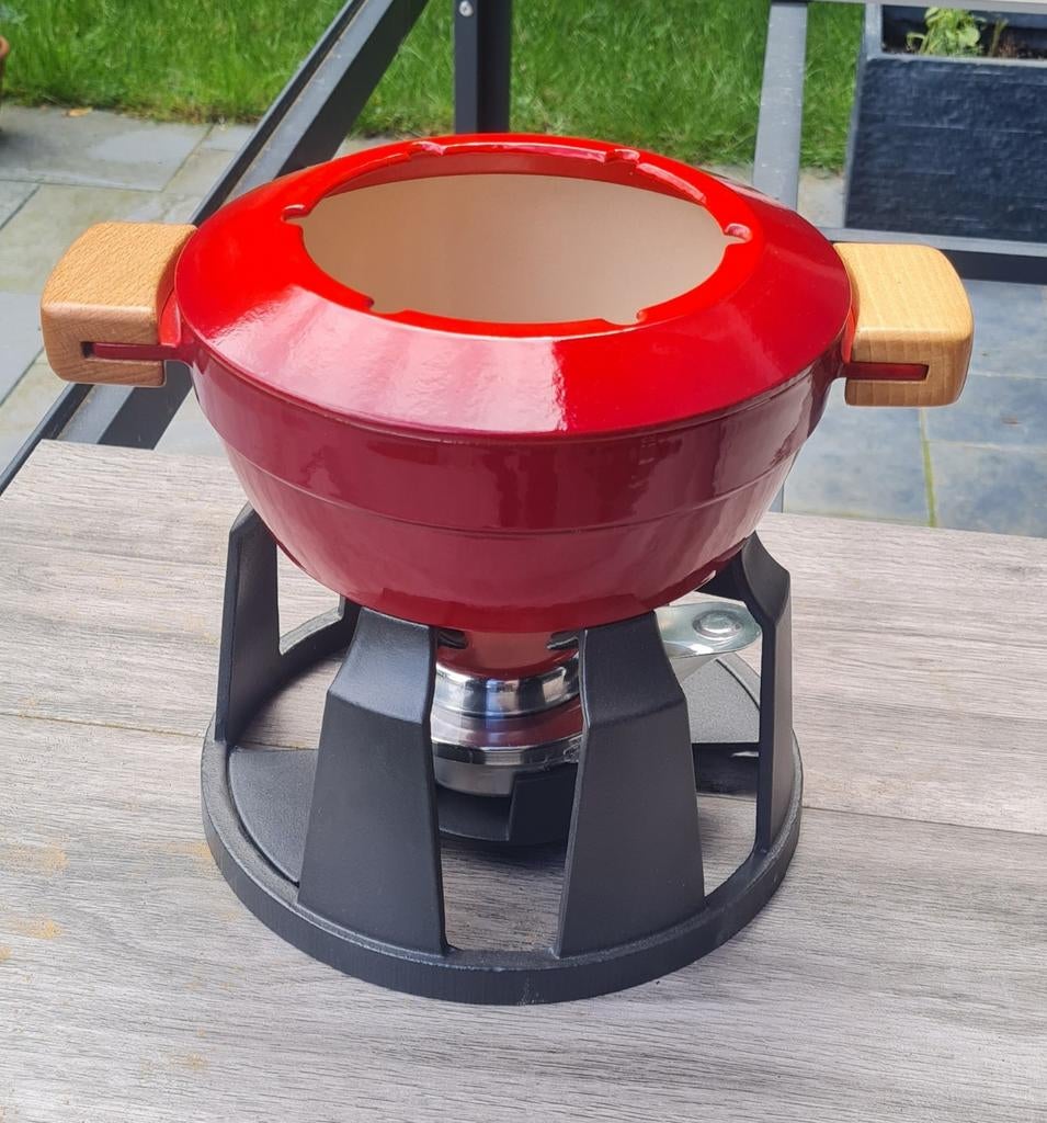 Le Creuset fondueset Nieuw, Ophalen, Nieuw, Brander, Fondueset