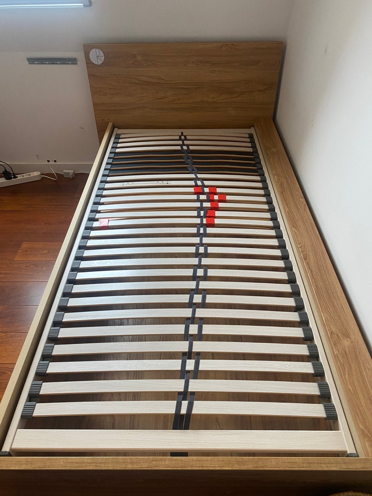 1-persoonsbed met schuif voor onderbed, 90 cm, Une personne, Brun, Enlèvement