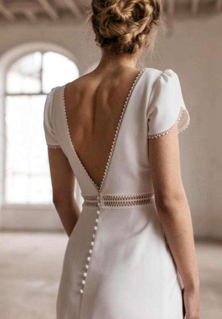 Robe de mariage, Kleding | Dames, Trouwkleding en Trouwaccessoires, Ophalen, Zo goed als nieuw, Wit, Trouwjurk